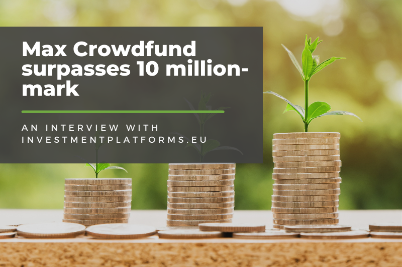 Max Crowdfund Surpasses 10 Million-mark