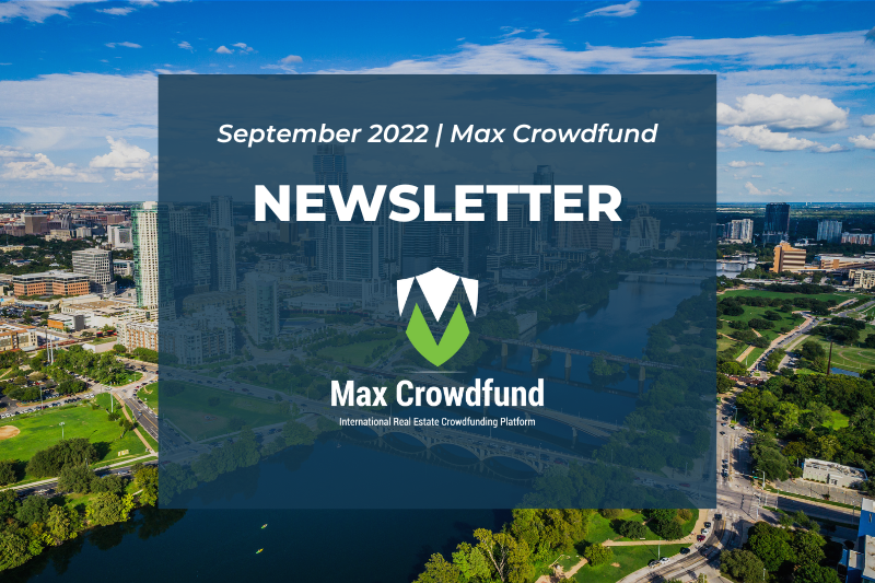 September newsletter Max Crowdfund