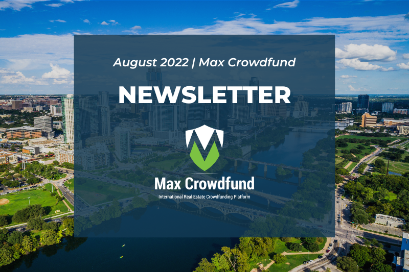 August newsletter Max Crowdfund