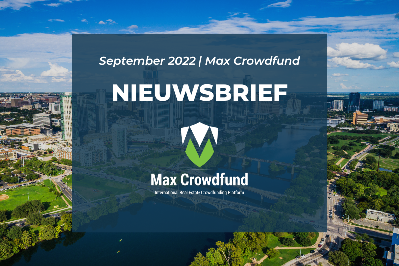 September nieuwsbrief Max Crowdfund