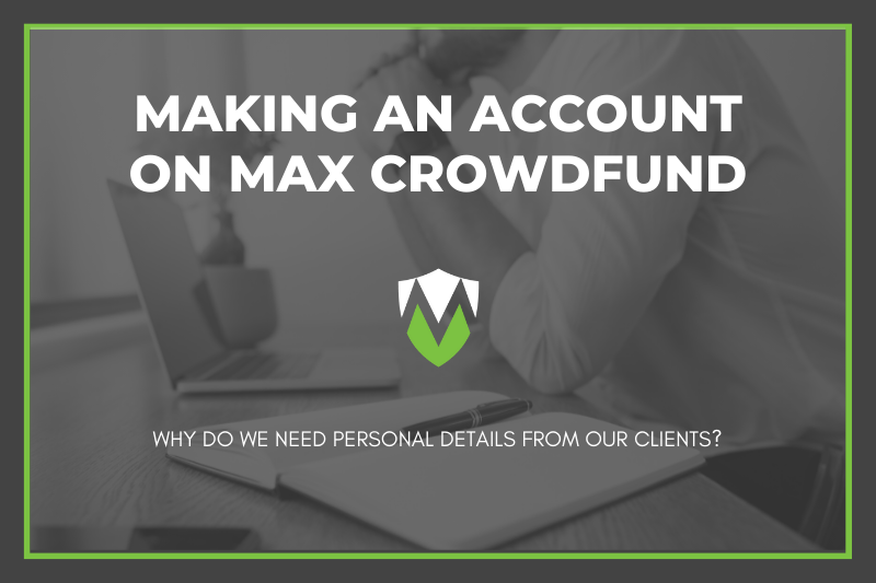 Making An Account On Max Crowdfund