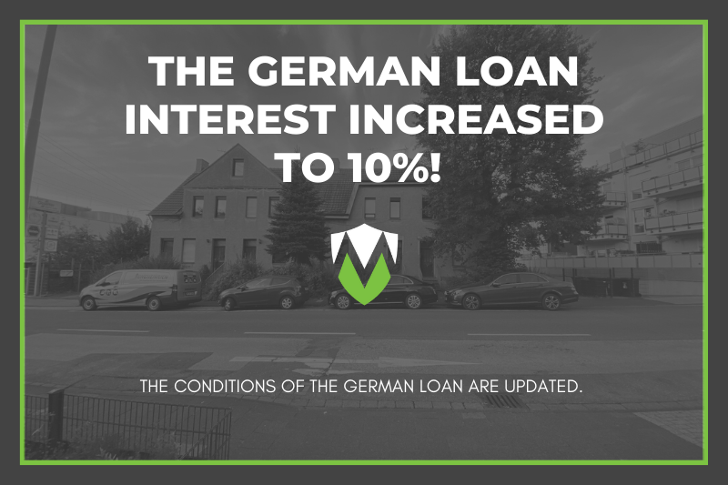 The German Loan Interest Increased To 10%!