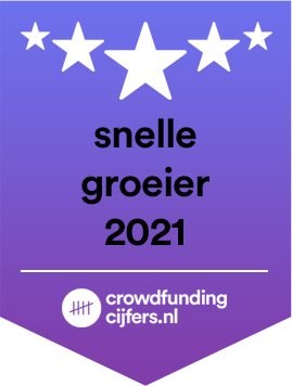 Snelle groeier 2021 Crowdfundingcijfers.nl